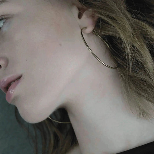 Passion Waterproof Hoop. 18K guld platin. Dansk Copenhagen