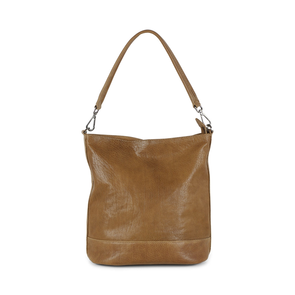 Ulrika lædertaske. Brun cognac. Markberg
