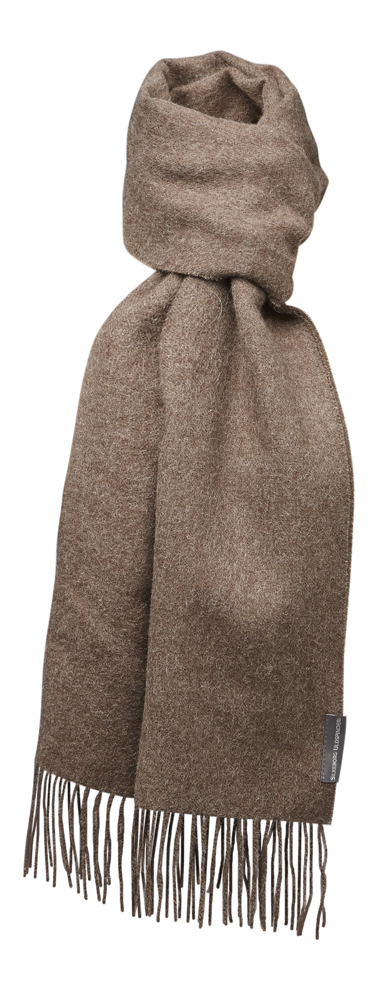 Arequipa halstørklæde. Damer og herrer. 100% baby alpaka uld. Brun. Silkeborg Uldspinderi