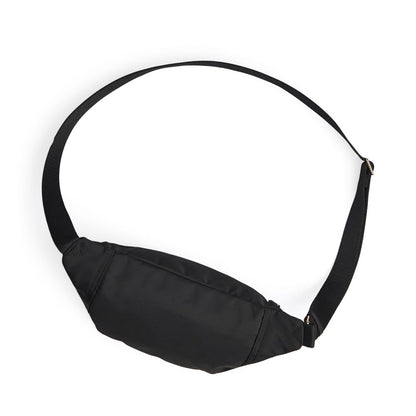 CargoMBG Bum bag belt bag. Unisex. Black w/gold. Recycled polyester. Markberg