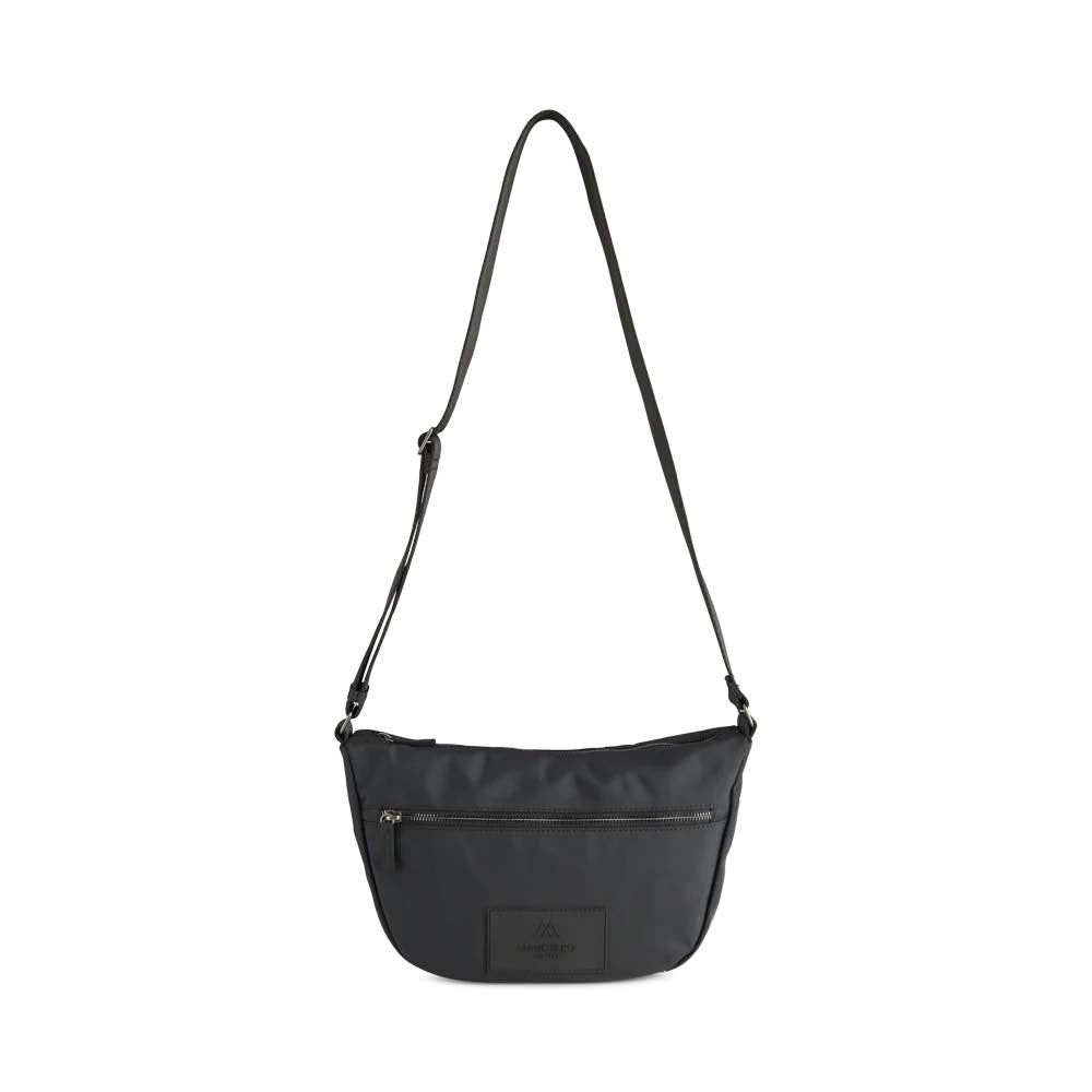 CasieMBG Large Crossbody. Unisex. Black. Recycled polyester. Markberg