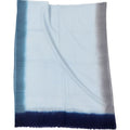 Dip It Schal für Damen. 100 % Wolle und Kaschmir. Längliche Form. Blau. Bella Ballou