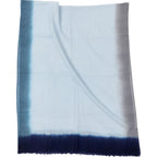 Dip It Schal für Damen. 100 % Wolle und Kaschmir. Längliche Form. Blau. Bella Ballou