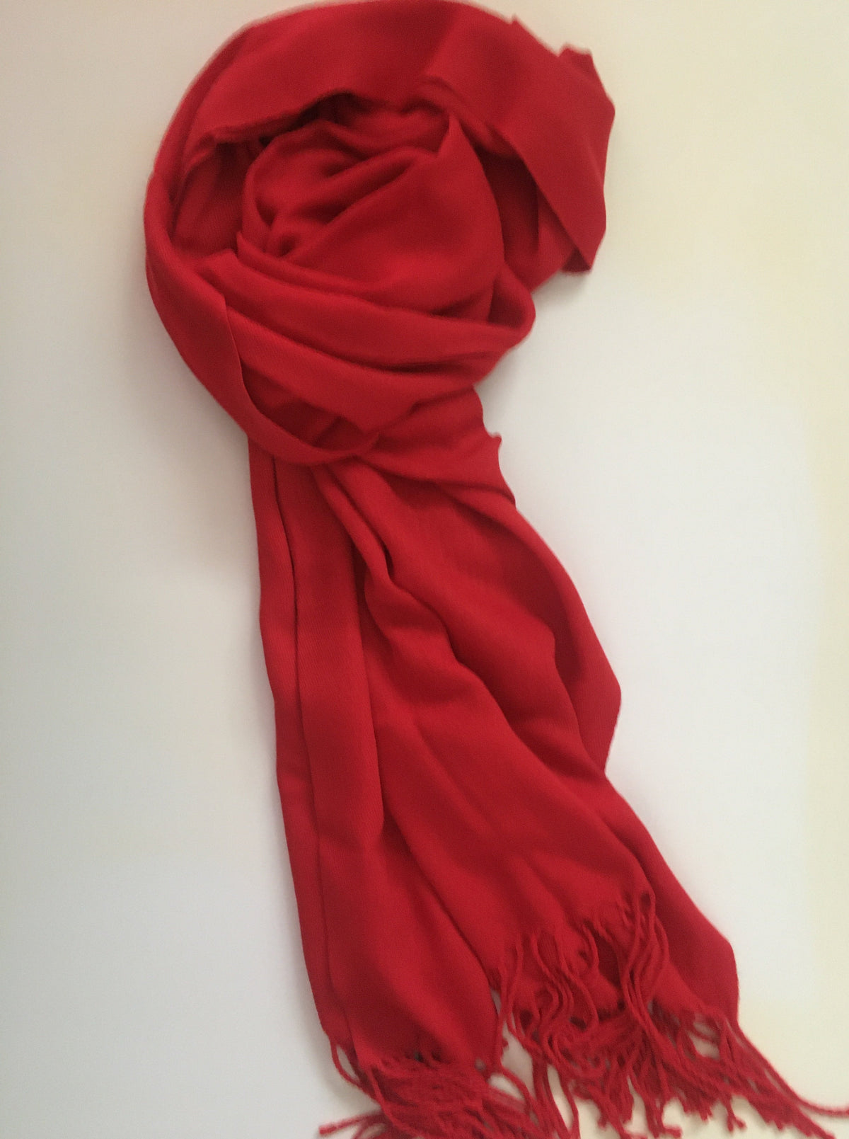 Luna – Wunderschöner Schal. Unisex. Rot. Kaschmirwolle. Dansk Copenhagen