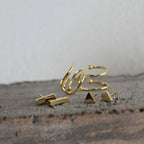 Joy Waterproof Mini Post &amp; Cuff Earrings. Silver plating. Danish Copenhagen