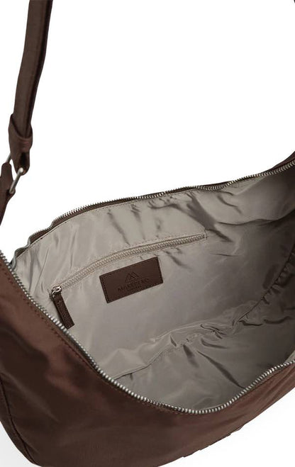 LigaMBG crossbody Tasker. Brun. Recycled polyester. Markberg