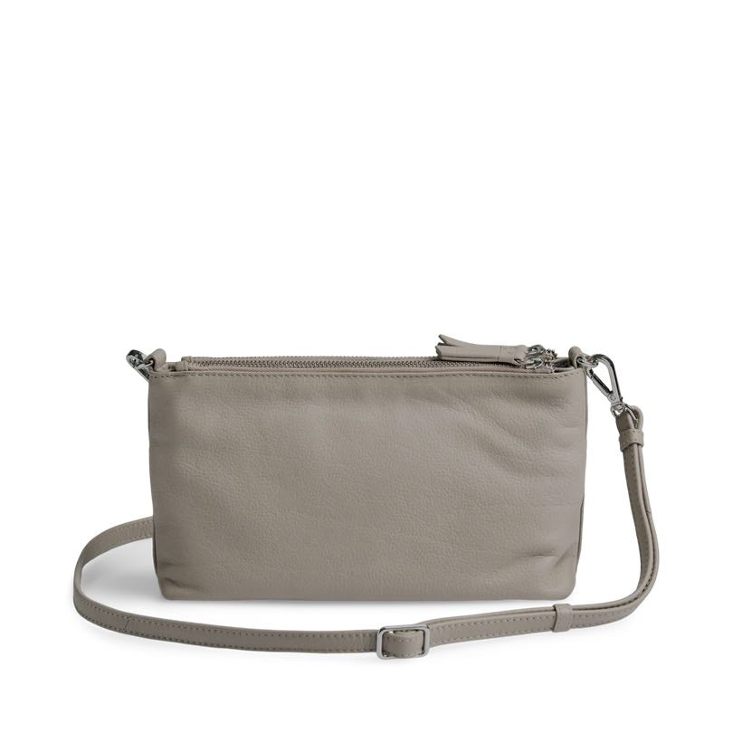 MikalaMBG Crossbody bag. White sand. Leather. Markberg