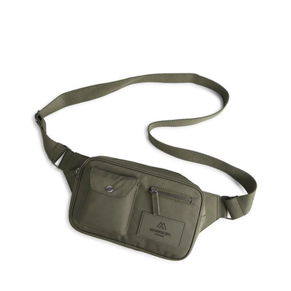 Sac ceinture DarlaMBG pour elle et lui. Monochrome vert olive. Markberg
