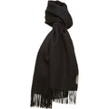 Halstørklæde Lima. Unisex. 100% baby alpakauld. Sort. Silkeborg uldspinderi