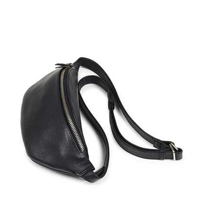 Bæltetaske. Pixie. Sort. Læder. Markberg