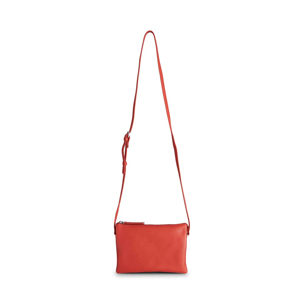 Sac bandoulière VeraMBG. Grenadine. Cuir grainé. Markberg