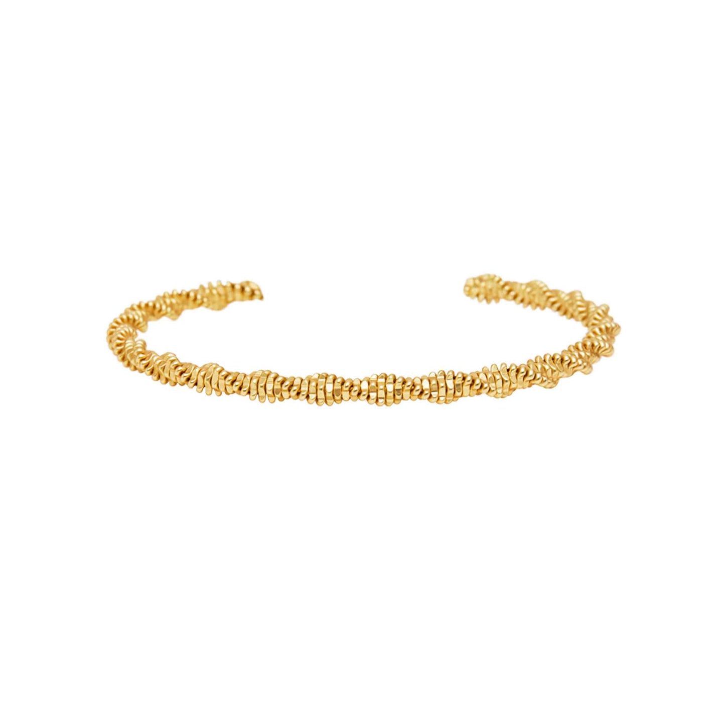 Cliff armbånd. Guldbelagt