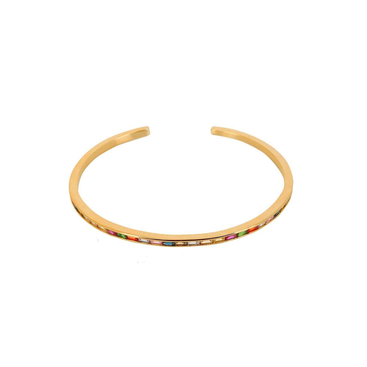 Audrey rainbow armbånd. Guldbelagt. Dansk Copenhagen