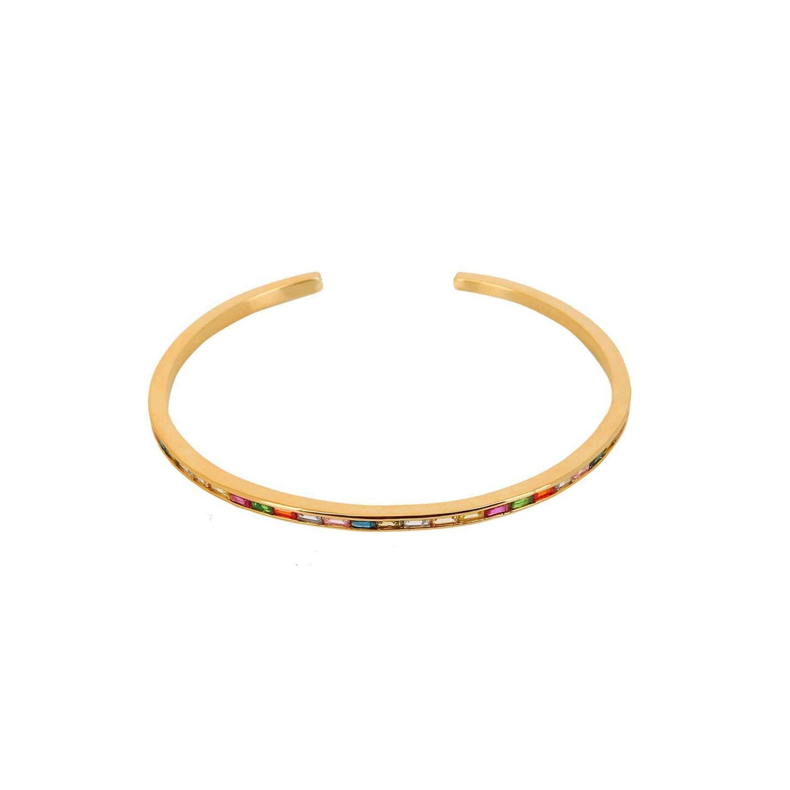 Audrey rainbow armbånd. Guldbelagt. Dansk Copenhagen