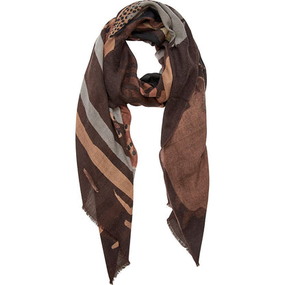Handmarks dametørklæder. 100% uld. Brun. Bella Ballou