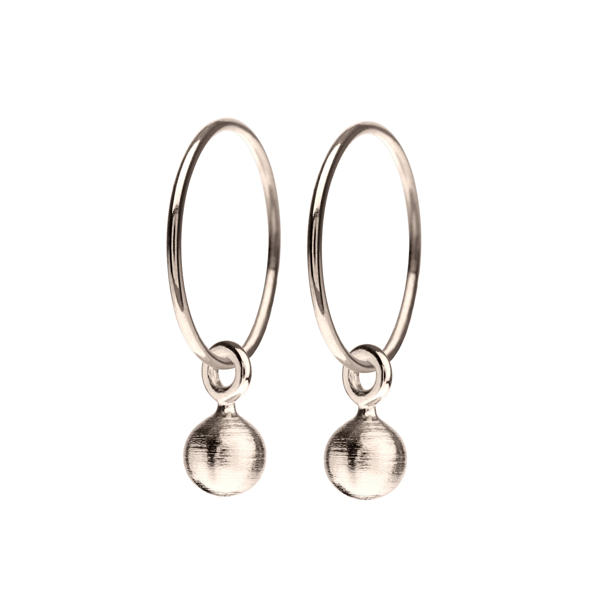Creol øreringe Glow. Sterling sølv. Scherning