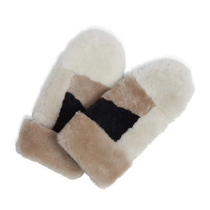 Luffer Cateluyn. Pels Lammeskind. Karamel farve. Markberg